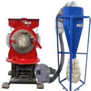 10 HP Double Stage Pulveriser Atta Chakki Flour Mill Machine with Blower