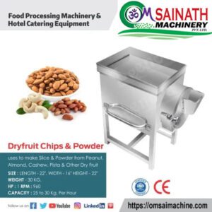Dry Fruit Slicer Machine