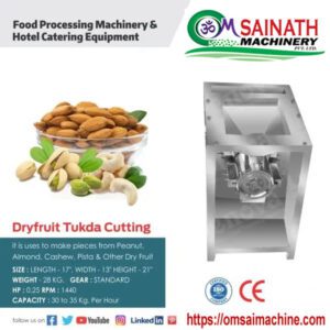 Dry Fruit Tukda Machine