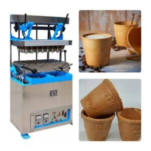 EDIBLE BISCUIT TEA CUP 24 MOULT MACHINE